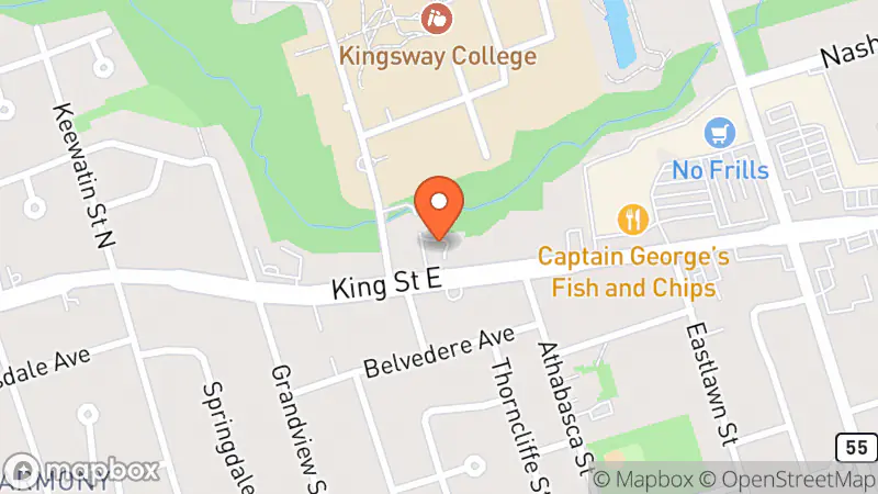 Map showing location of Adventist Community Services Center