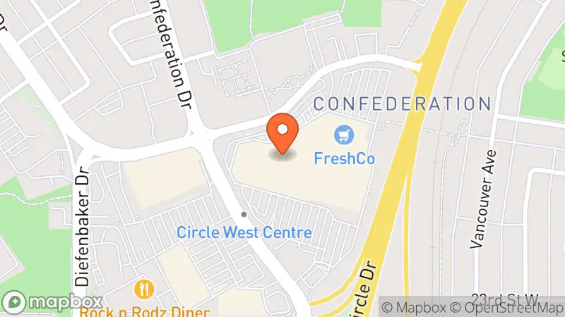 Map showing location of Anessa Consignment & Marketplace