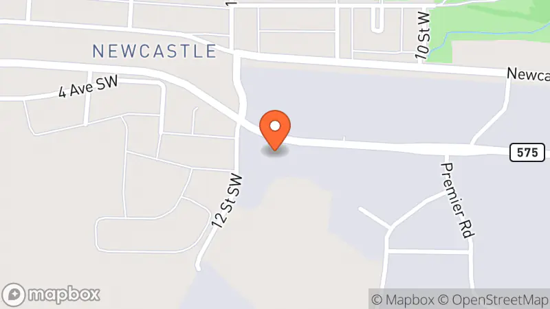 Map showing location of Badland Bargains