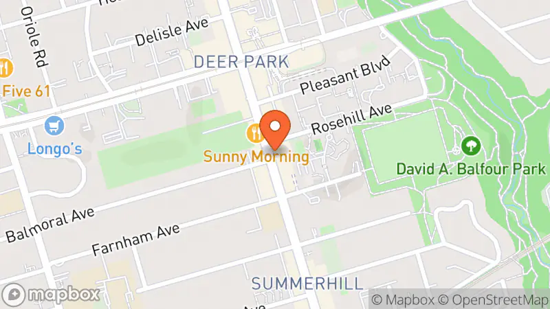 Map showing location of Balmoral Consignments & Appraisers