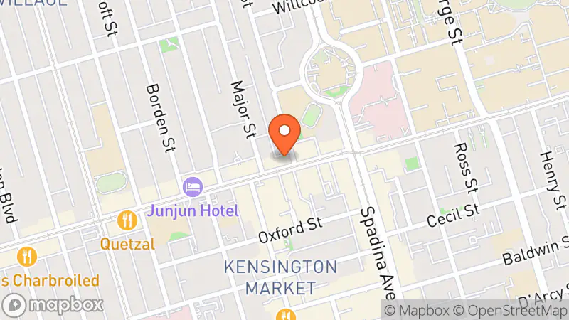 Map showing location of BAZAAR