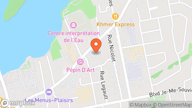 Map showing location of Bazar Sainte-Rose