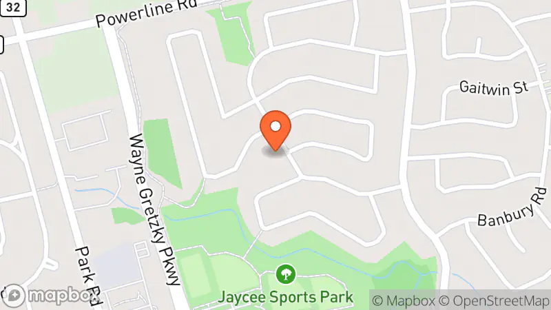 Map showing location of BCS re-Source Thrift Store