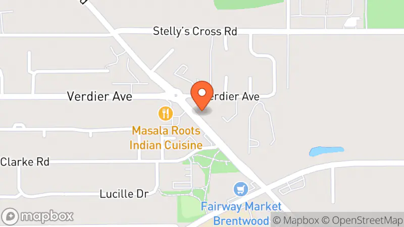 Map showing location of BCSPCA Thrift Store