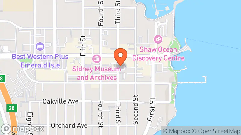 Map showing location of Beacon Community Services - Annex Thrift Shop