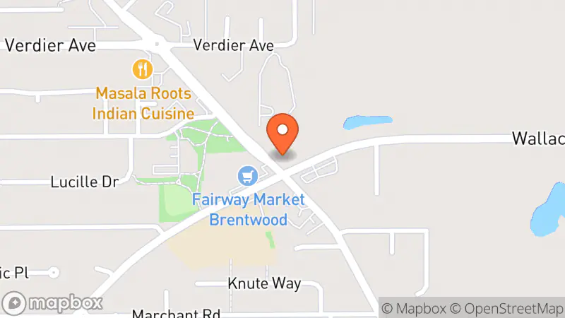 Map showing location of Beacon Community Services Brentwood Thrift