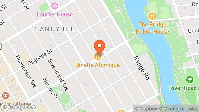 Map showing location of Bee You Creative Styles