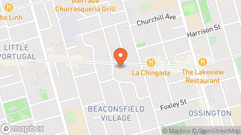 Map showing location of Bella Picked It