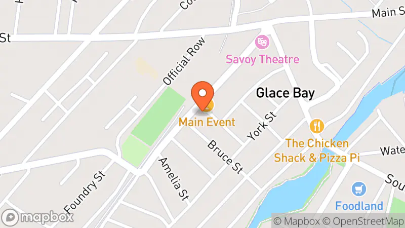 Map showing location of Blair's Used Furniture