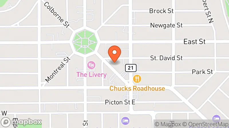 Map showing location of Blake's Consignment Goderich