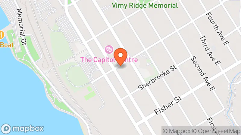 Map showing location of Blast From The Past