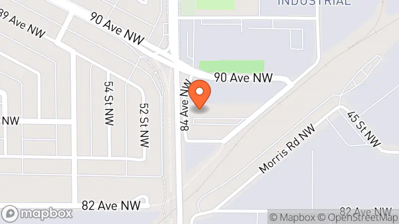 Map showing location of Blenderz Garment Recyclers