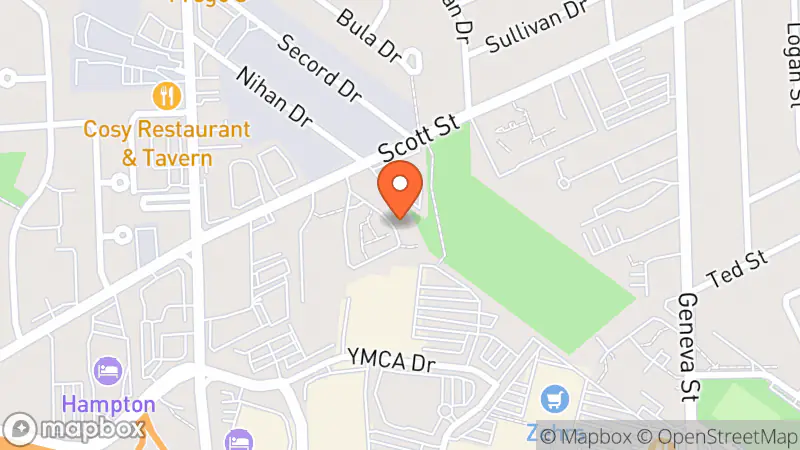 Map showing location of BonhomieSuccorThrifted