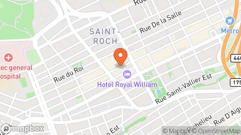 Map showing location of Boutique Du Monde a Connaitre