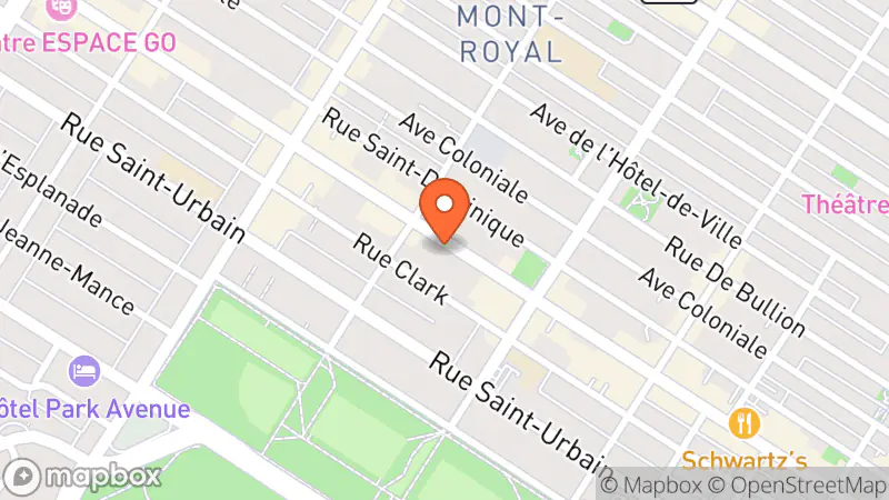 Map showing location of Boutique Lau. B