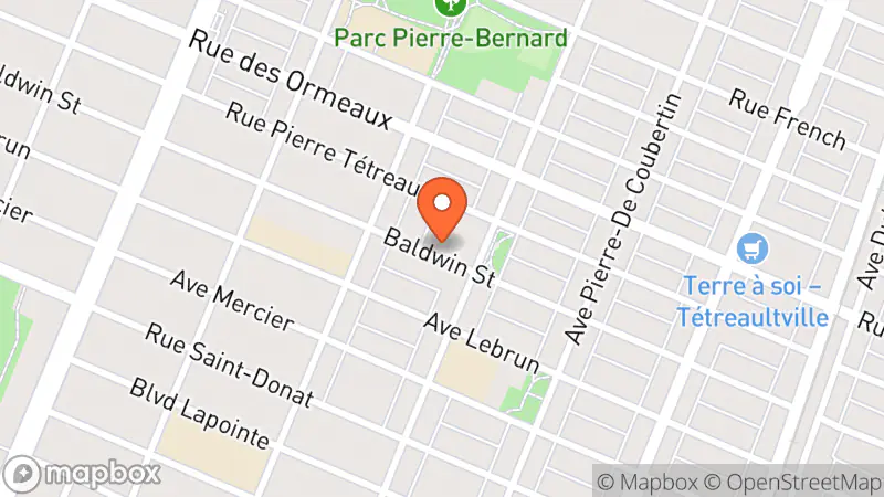 Map showing location of Boutique Ste-Claire - Saint-Vincent-De-Paul