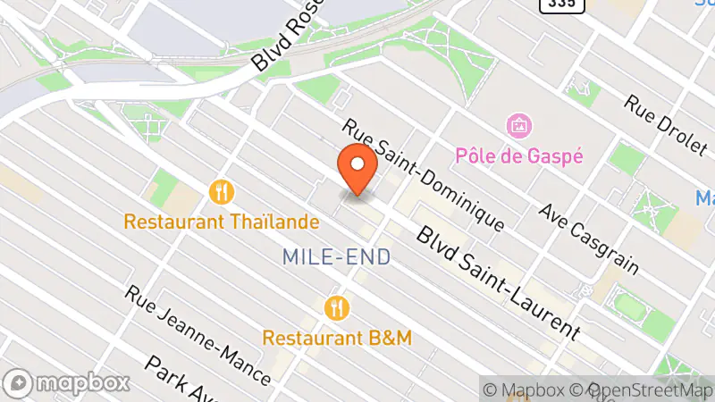 Map showing location of Boutique Take Three