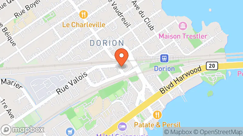 Map showing location of Boutique Tranches de vies