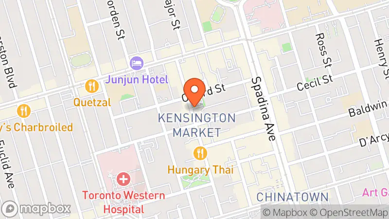 Map showing location of Bungalow