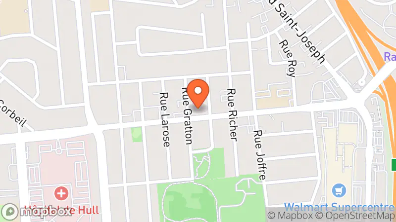 Map showing location of Canada Pawn