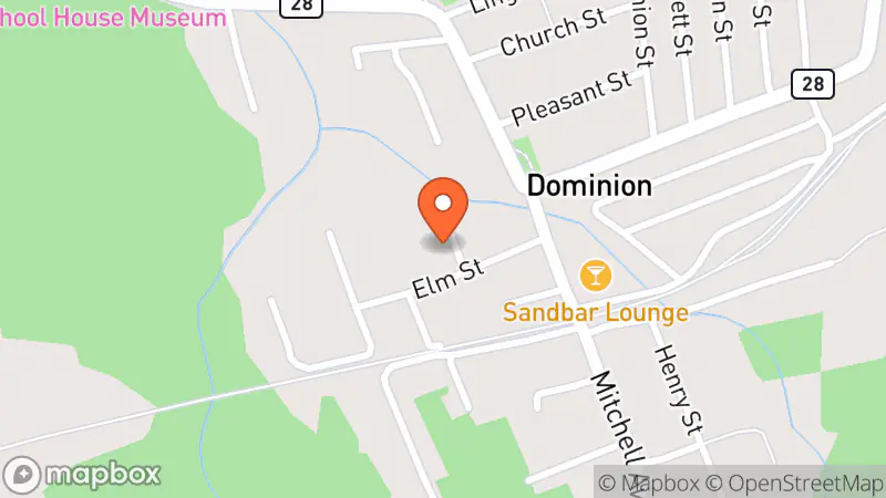 Map showing location of Cape Breton Deals