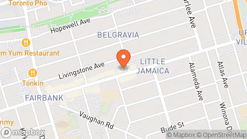 Map showing location of Caravan found objects