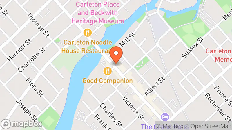 Map showing location of Carousel