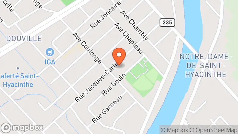 Map showing location of Casa de bebe008