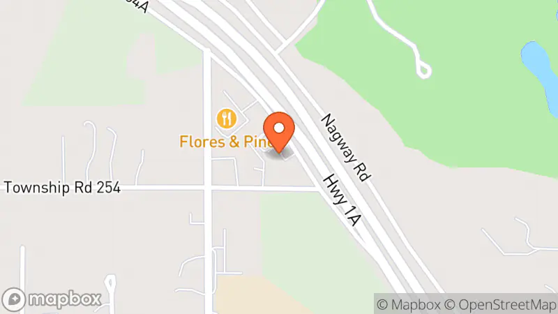 Map showing location of Cassandra's Closet