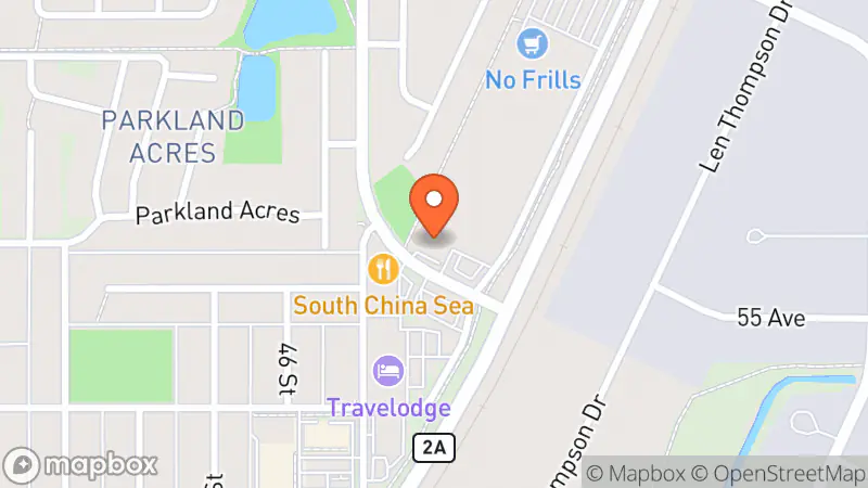 Map showing location of Castaways