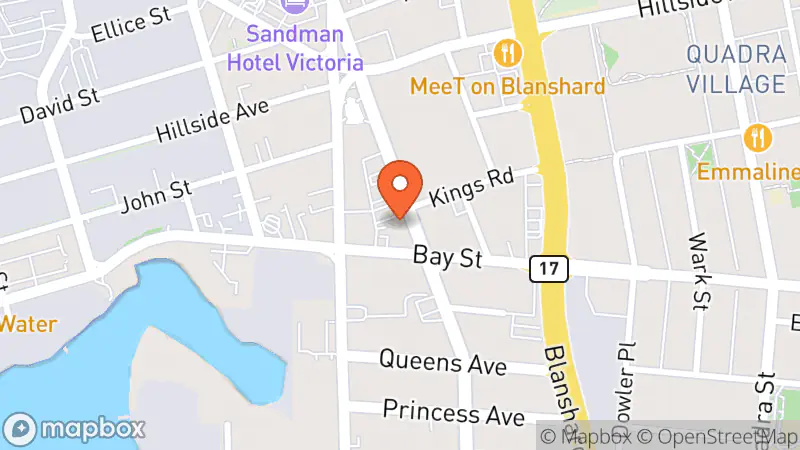 Map showing location of CAVITY Curiosity Shop