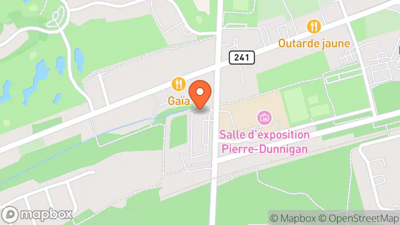 Map showing location of Centre d'Action Bénévole Marguerite-Dubois