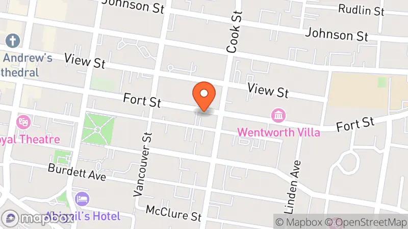 Map showing location of Charmaine's Past & Present Home Collections