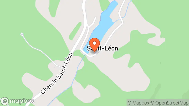 Map showing location of Chez Biko