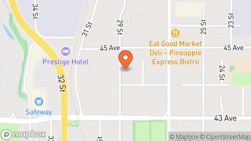 Map showing location of Chicken Little