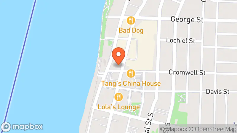 Map showing location of CHOICE THRIFT