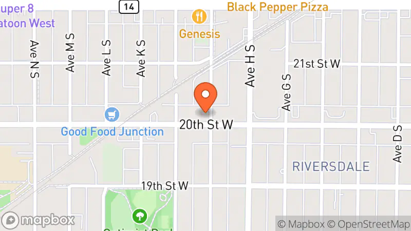 Map showing location of City Used Furniture & Pawn