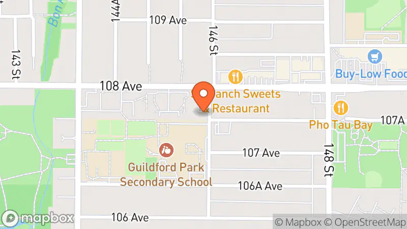 Map showing location of Clothing bank (clothes donation bin)