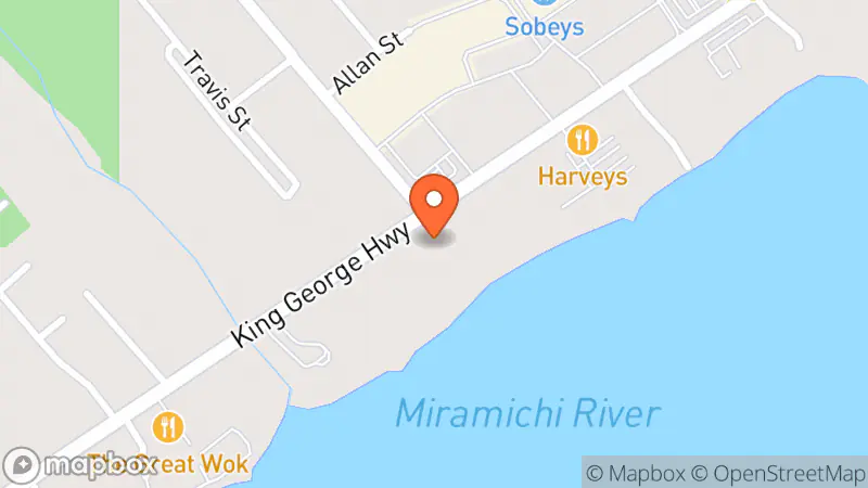 Map showing location of Clothing Traders