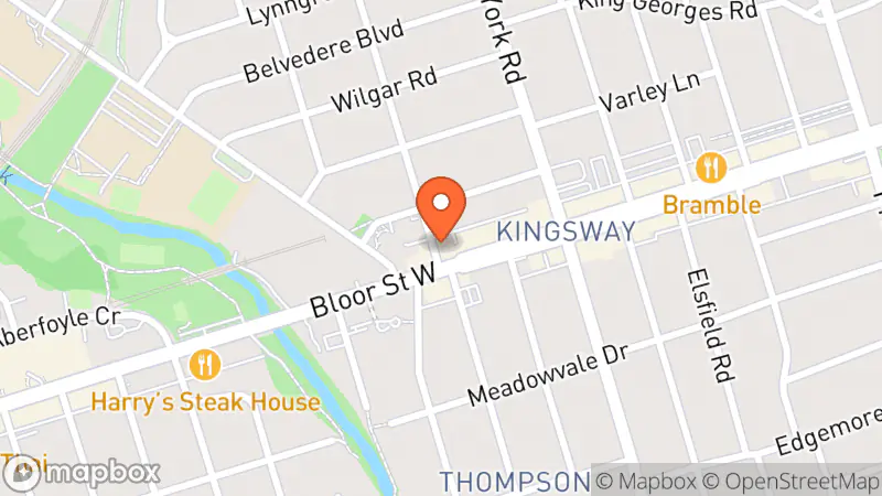 Map showing location of Colours Exchange