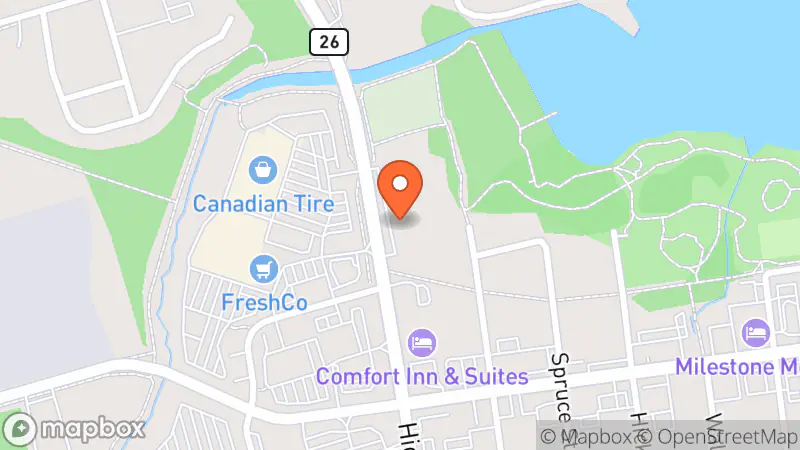 Map showing location of Common Thread Collingwood