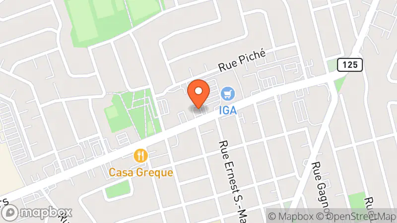 Map showing location of Comptant.com | Pawnshop Terrebonne