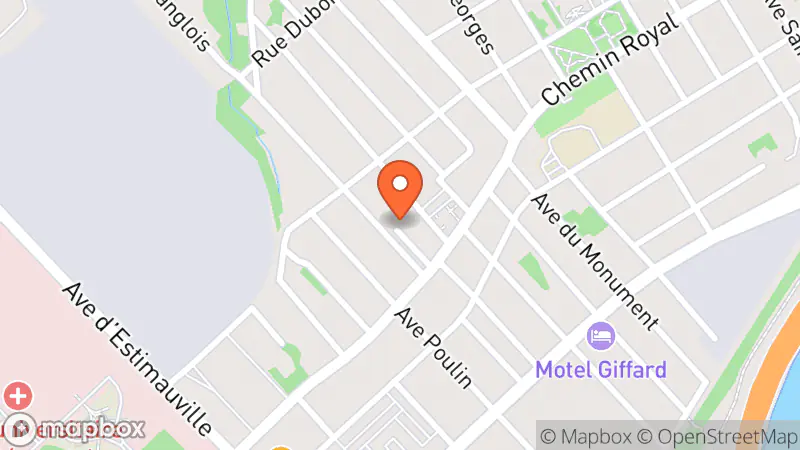 Map showing location of Comptoir d'économie familiale de Beauport