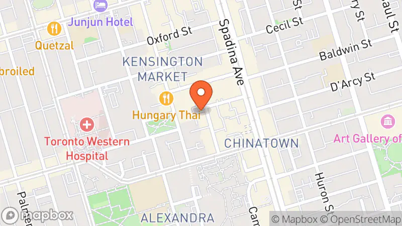 Map showing location of Conscious Closet