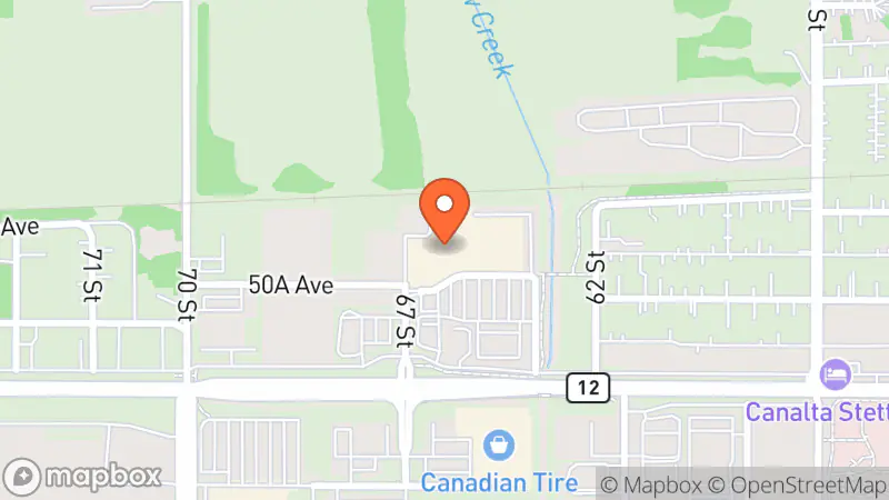 Map showing location of Consignment Closet