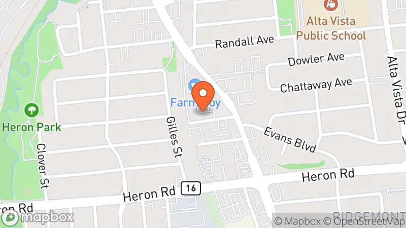 Map showing location of Consignment World