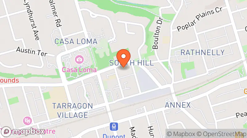 Map showing location of Contact Editions Inc