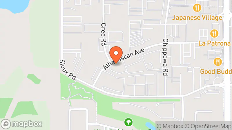 Map showing location of County Clothes-Line Foundation