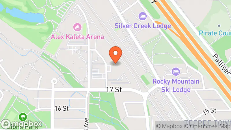 Map showing location of Crossway Community Thrift