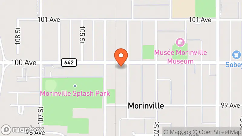 Map showing location of Crow's Consignment & Curiosities